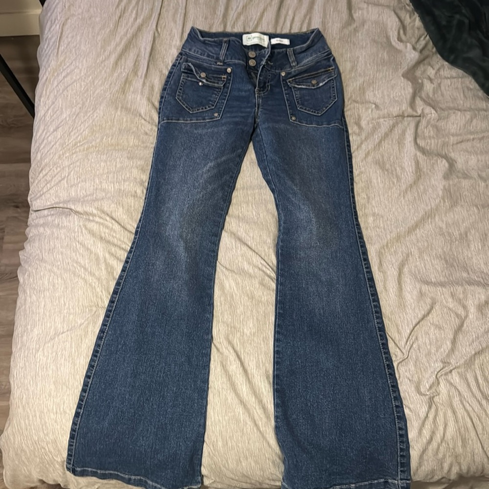 Boot cut jeans blue